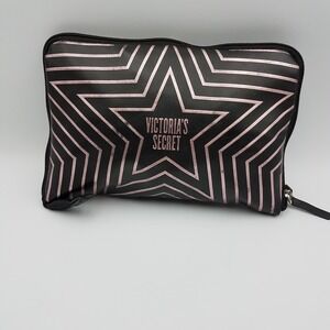 VICTORIAS SECRET COLLAPSIBLE WEEKENDER PACKABLE ZIPPERED TOTE BAG  CARRYALL STAR